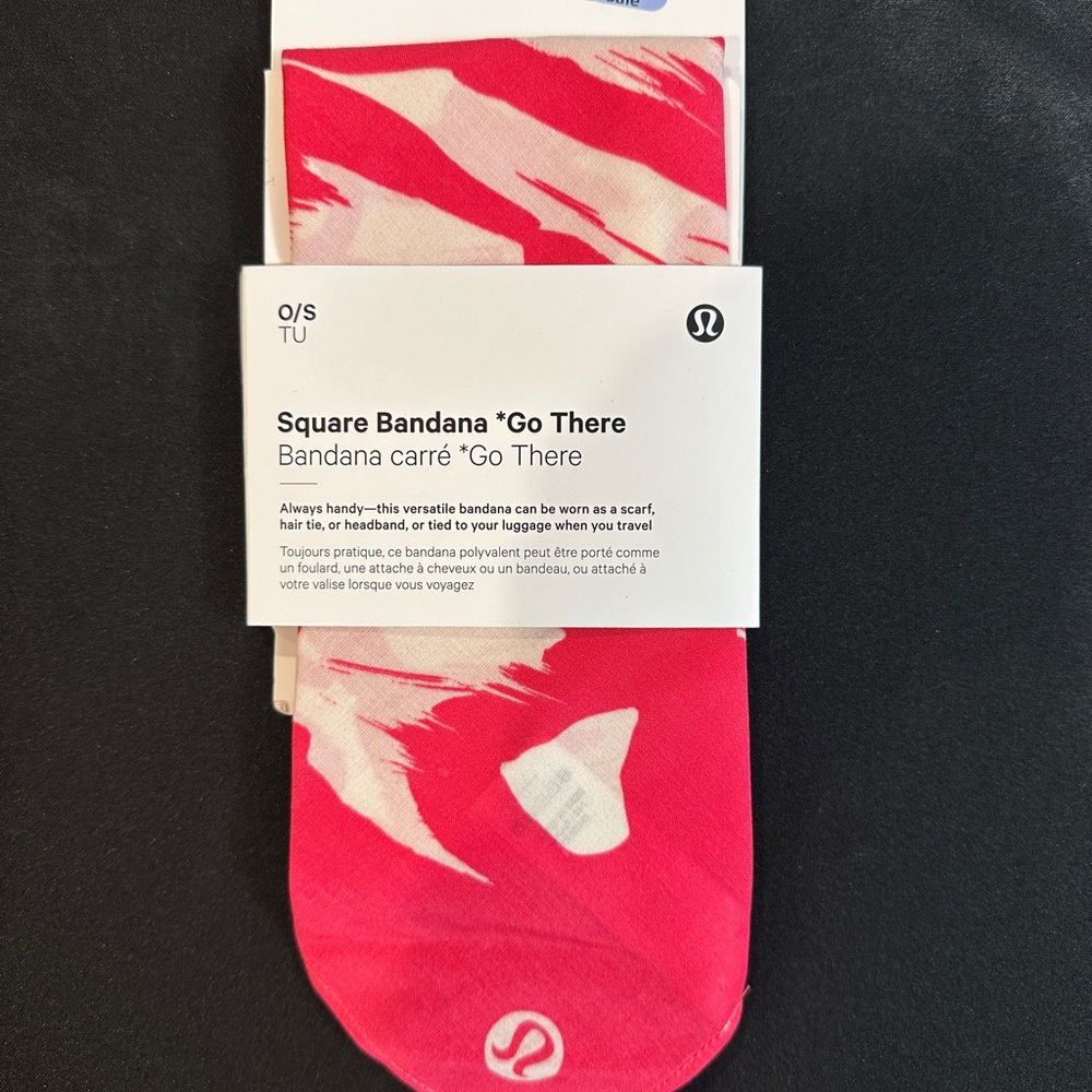 lululemon Square Bandana * Go There Pink NWT #0142